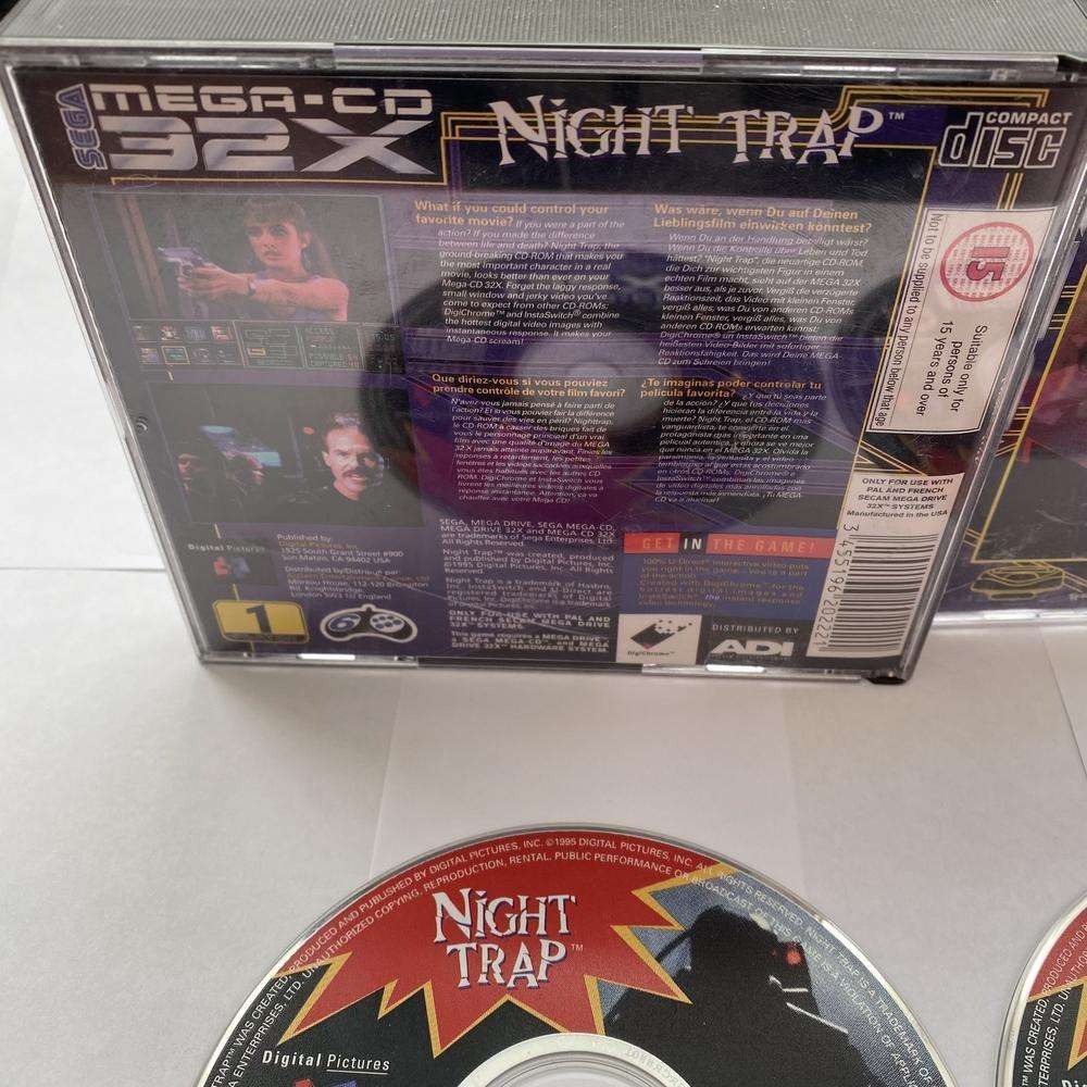 Buy Night Trap 32x cd game -@ 8BitBeyond Buy Night Trap 32x cd game -@ 8BitBeyond